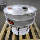 Used Kason Screener, Model K30-1-SS, 304 Stainless Steel.