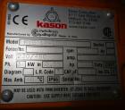 Used Kason Screener, Model K30-1-SS, 304 Stainless Steel.