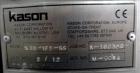 Used Kason Screener/Scalper Model # K30-1FT-SS, 304 Stainless Steel. 30