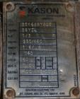 Used Kason Screener, Model K30-2-SS, 304 Stainless Steel. 30