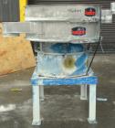 Used Kason Vibrating Screen Separator, Model K40-2-SS, 304 Stainless Steel. 40