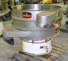 Used Kason Screener, Model K-40-2-SS, 304 Stainless Steel. 40