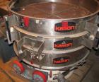 Used- Kason Circular Vibroscreen Separator, Model K40 -2-SS