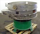 Used Kason Screener, Model K48-1-SS, 304 Stainless Steel. 48