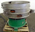 Used Kason Screener, Model K48-1-SS, 304 Stainless Steel. 48