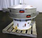 Used Kason Screener, Model K48-1-SS, 304 Stainless Steel.