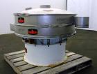 Used Kason Screener, Model K48-1-SS, 304 Stainless Steel.