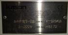 Unused- Kason VibroScreen Low Profile Screener, Model K48-1FT-SS, 48