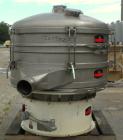 Used Kason Vibrating Screener, Model K48-1PS-SS, 304 Stainless Steel. 48