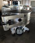 Used Kason K48-2-SS Stainless Steel Vibratory Separator – 40” Diameter, 2-Deck Screening System