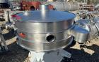 Used Kason K48-2-SS Stainless Steel Vibratory Separator – 40” Diameter, 2-Deck Screening System