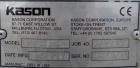 Used Kason Flo-Thru Vibrating Screener, Model K48-FT-SS, 304 Stainless Steel. 48