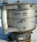 USED: Kason high capacity recycle clarifier/screener, model K60-2-SS, 304 stainless steel. 60