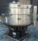 Used Kason High Capacity Recycle Clarifier/Screener, Model K72-2AD-SS, 304 Stainless Steel. 72