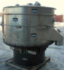 Used Kason High Capacity Recycle Clarifier/Screener, Model K72-2AD-SS, 304 Stainless Steel. 72