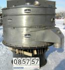 Used Kason High Capacity Recycle Clarifier/Screener, Model K72-2AD-SS, 304 Stainless Steel. 72