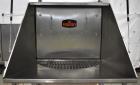 Used Kason Vibratory Flo-Thru Bag Dump Screener with Dust Collector, Model KEDS-K30-1-SS, Stainless Steel. 30