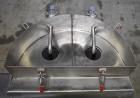 Used Kason Vibratory Flo-Thru Bag Dump Screener with Dust Collector, Model KEDS-K30-1-SS, Stainless Steel. 30