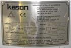 Used Kason Vibratory Flo-Thru Bag Dump Screener with Dust Collector, Model KEDS-K30-1-SS, Stainless Steel. 30