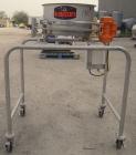 Used Kason Drum Sifter, Model KS-18-SS, 304 stainless steel. 16
