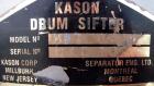 Used Kason Drum Sifter, Model KS-18-SS, 304 stainless steel. 16