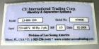 Used CE International Trading LS Series Vibro-Sieve, Model LS-800-1DS, 304 Stainless Steel. Approximate 31.4