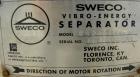 Used Sweco Screener, Model LS24S444-3, 304 Stainless Steel.  24
