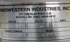 Used Midwestern Industries Sifter/Scalper Model # MLP30S6-10, 304 Stainless Steel. 30