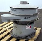Used Midwestern Industries Screener, Model MR24C4-4, Carbon Steel. 24” Diameter single deck, 2 separation. 321 Stainless steel top cover. Driven by a 0.36hp, 3/60/230/460 volt, 1200 rpm motor. Mounte...