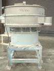 Used Midwestern Vibratory Screener, Model MR48S8-8, 304 Stainless Steel. 48