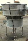 Used Midwestern Vibratory Screener, Model MR48S8-8, 304 Stainless Steel. 48