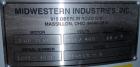 Used Midwestern Industries Screener, Model MR48S8-8, Stainless Steel. 48