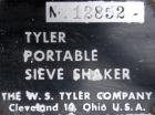 Used W.S. Tyler Sieve Shaker, Carbon Steel. Can handle approximately 8