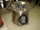 Used Russel Sieve, Model 26070, stainless steel construction including base, single deck with vibrasonic ultra sonic screens, serial #RAS121.