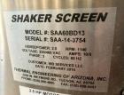 Used- TEA Thermal Engineering of Arizona Shaker Screen, Model SAA60BD13