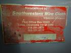 Used Southwestern Wire Cloth Screener, 304 Stainless Steel.