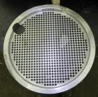 Used Sprout Waldron Pedestal Sifter, Model PS17, 304 Stainless Steel. Single deck, 2 separation. 1.4 Square feet gross screening area. Capacity approximately 1500 to 1700 pounds per hour depending on...