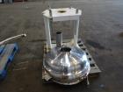 Used Sprout Waldron Pedestal Sifter, Model PS34, Stainless Steel. Approximate 32