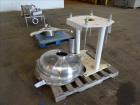 Used Sprout Waldron Pedestal Sifter, Model PS34, Stainless Steel. Approximate 32