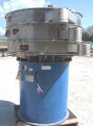 Used-Kason Screener, Model K60-2-SS, Stainless Steel. 60" Diameter, 2 deck, 3 separation. Driven by a 1 hp, 3/60/230/460 vol...