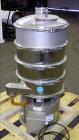 Used Sweco Screener, Model LS18S-10314, 304 Stainless Steel, 18