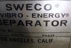 Used Sweco Screener, Model LS18S333, 304 Stainless Steel.