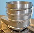 Used Stainless Steel Sweco Screener, 18” Diameter, Model LS18S53