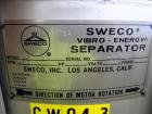 Used Sweco Screener Sieve, Model LS24S44, 304 stainless steel, 24