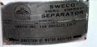 Used- Sweco Screener, Model LS4S44, 304 Stainless Steel, 24
