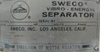 Used Sweco screener, model LS24S, 304 stainless steel. 24