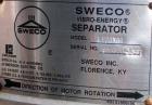 Used- Sweco Screener, Model LS24Y44, stainless steel. 24