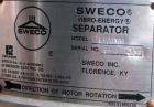 Used Sweco Screener, Model LS24Y44, stainless steel. 24
