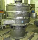 Used Sweco Screener, Model LS30C666, Carbon Steel. 30'' Diameter, double deck, 3 separation. Includes a top cover. Driven by a 1/2 HP, 3/60/230/460 Volt, 1140 RPM motor. Mounted on a carbon steel bas...