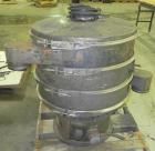 Used Sweco Screener, Model LS30C666, Carbon Steel. 30'' Diameter, double deck, 3 separation. Includes a top cover. Driven by a 1/2 HP, 3/60/230/460 Volt, 1140 RPM motor. Mounted on a carbon steel bas...
